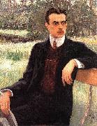 Nikolai Petrovitch Bogdanov-Belsky Portrait of N. F. Yusupov china oil painting artist